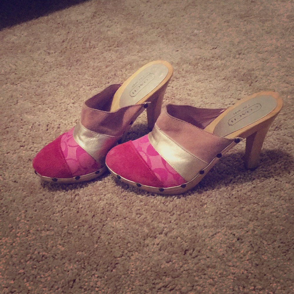 Coach Clogs/Heels